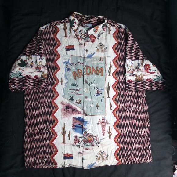 Vintage Reyn Spooner Arizona Hawaiian Shirt - Picture 2 of 5